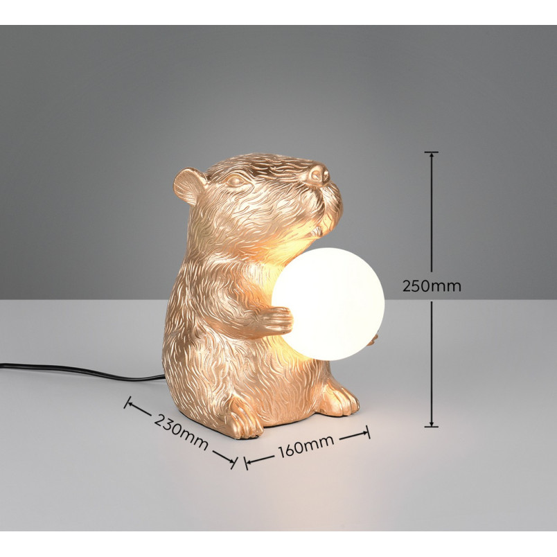 CAPI Table lamp excl.1xG9 ↕ 25cm/↔ 23cm/↗ 16cm/  Reality