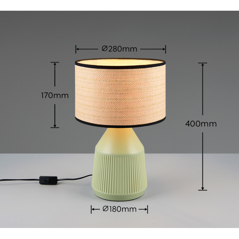 FORMENTERA Table lamp excl.1xE27 ↕ 43cm/ Ø 28cm/  Reality