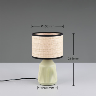 FORMENTERA Table lamp excl. 1 x E14 ↕ 26,5cm/ Ø 16cm/  Reality