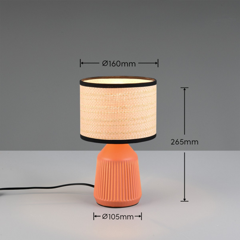 FORMENTERA Table lamp excl. 1 x E14 ↕ 26,5cm/ Ø 16cm/  Reality