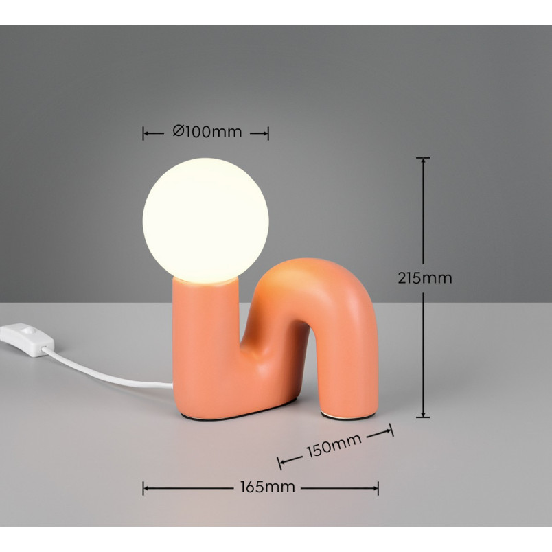 QUINN Table lamp excl.1xG9 ↕ 21,5cm/↔ 16,5cm/↗ 15cm/  Reality