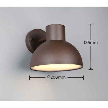 ELBE Wall lamp excl.1xE27 18,5cm/ 20cm/ 24cm/  Trio