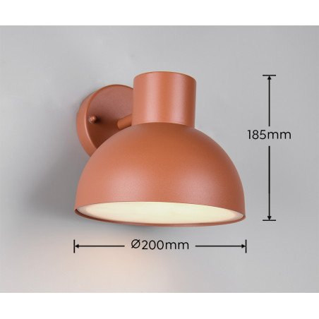 ELBE Wall lamp excl.1xE27 18,5cm/ 20cm/ 24cm/  Trio