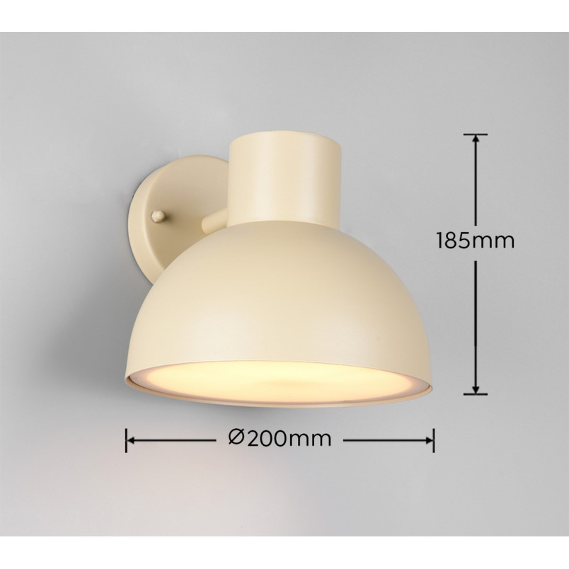 ELBE Wall lamp excl.1xE27 18,5cm/ 20cm/ 24cm/  Trio