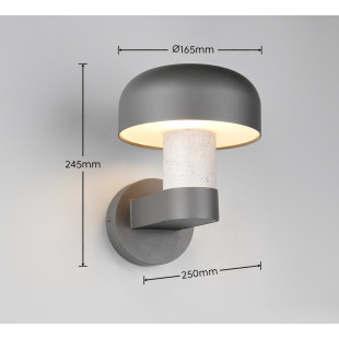 FRASER Wall lamp excl.1xE27 25cm/ 19cm/ 25cm/  Trio