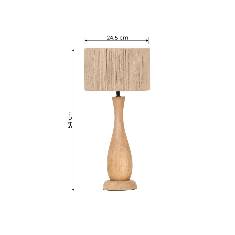 TOBA Table lamp excl.1xE27 H 54cm/ D 24,5cm/  Trio