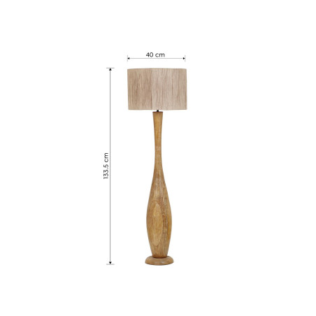 TOBA Floor lamp excl.1xE27 H 133,5cm/ D 40cm/  Trio