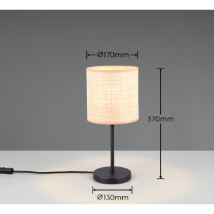 AIMEE Table lamp excl.1xE27 37cm/ D 17,5cm/  Reality