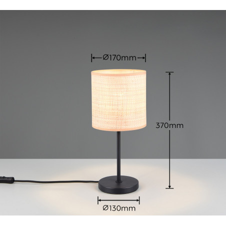 AIMEE Table lamp excl.1xE27 37cm/ D 17,5cm/  Reality