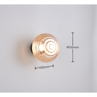 EARL Wall lamp incl.1x1,5W LED/140Lm/3000K D 15,5cm/ 15cm Reality