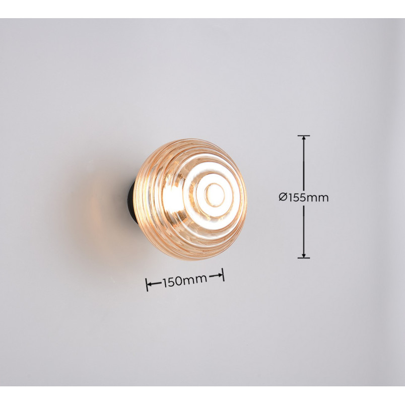 EARL Wall lamp incl.1x1,5W LED/140Lm/3000K D 15,5cm/ 15cm Reality