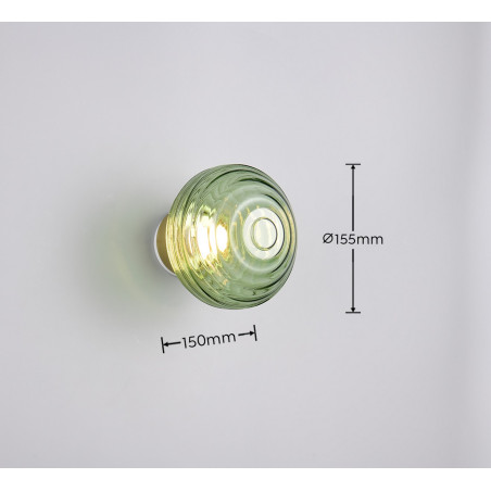 EARL Wall lamp incl.1x1,5W LED/140Lm/3000K D 15,5cm/ 15cm Reality