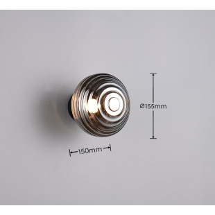 EARL Wall lamp incl.1x1,5W LED/140Lm/3000K D 15,5cm/ 15cm Reality