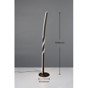 GINKO Floor lamp incl.1x20W LED/2400Lm/3000K 110cm/ D 20cm/  Reality