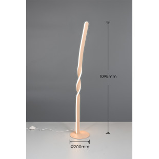 GINKO Floor lamp incl.1x20W LED/2400Lm/3000K 110cm/ D 20cm/  Reality