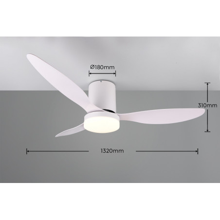 GÖTEBORG Ceiling lamp incl.1x22W LED/2200Lm/2700 - 6000K 35cm/ D 132cm/  Reality