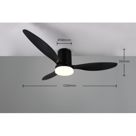 GÖTEBORG Ceiling lamp incl.1x22W LED/2200Lm/2700 - 6000K 35cm/ D 132cm/  Reality