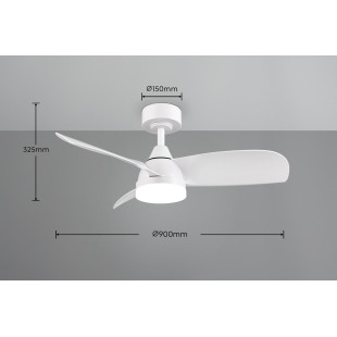 HELSINKI Ceiling lamp incl.1x22W LED/2200Lm/2700 - 6000K 32,5 - 40cm/ D 90cm/  Reality