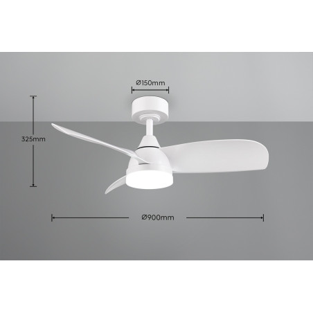 HELSINKI Ceiling lamp incl.1x22W LED/2200Lm/2700 - 6000K 32,5 - 40cm/ D 90cm/  Reality