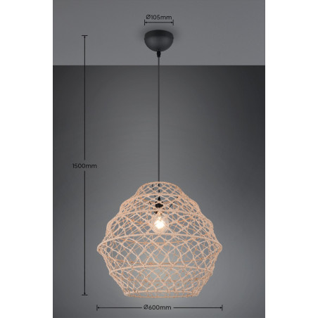 HIVE Pendant excl.1xE27 150cm/ D 60cm/  Reality
