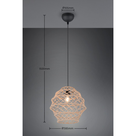 HIVE Pendant excl.1xE27 150cm/ D 38,5cm/  Reality