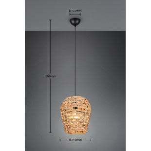JEAN Pendant excl.1xE27 150cm/ D 29cm/  Reality
