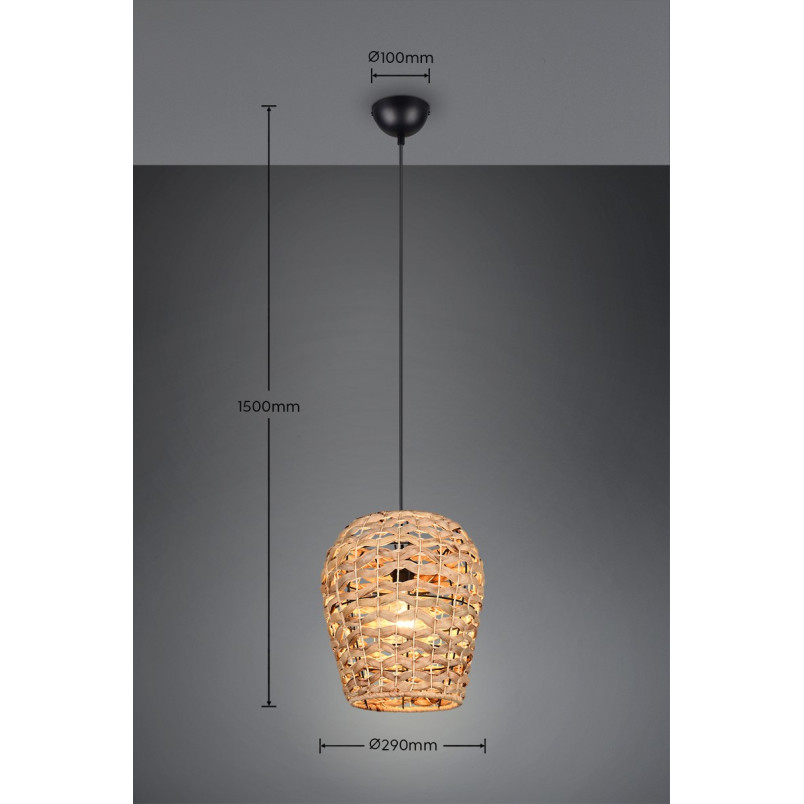 JEAN Pendant excl.1xE27 150cm/ D 29cm/  Reality