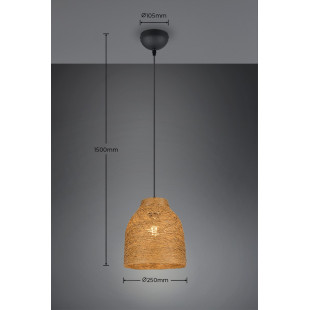 JOELINE Pendant excl.1xE27 150cm/ D 25cm/  Reality