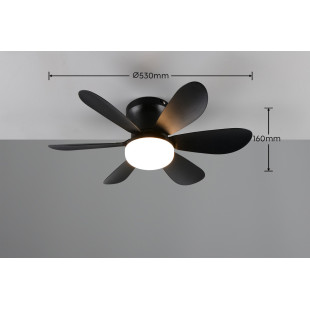 LUND Ceiling lamp incl.1x10W LED/1000Lm/2700 - 6500K 16,5cm/ D 52cm/  Reality