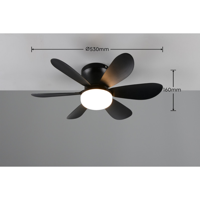 LUND Ceiling lamp incl.1x10W LED/1000Lm/2700 - 6500K 16,5cm/ D 52cm/  Reality