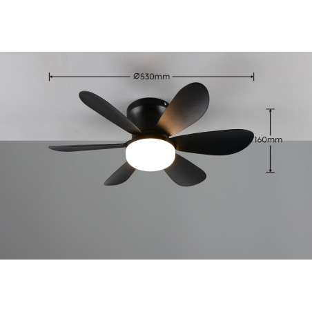 LUND Ceiling lamp incl.1x10W LED/1000Lm/2700 - 6500K 16,5cm/ D 52cm/  Reality