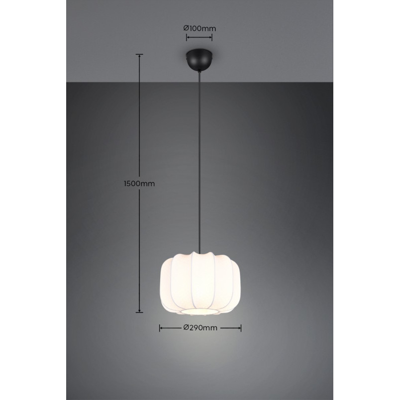MADLEINE Pendant excl.1xE27 150cm/ D 25cm/  Reality