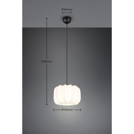 MADLEINE Pendant excl.1xE27 150cm/ D 25cm/  Reality