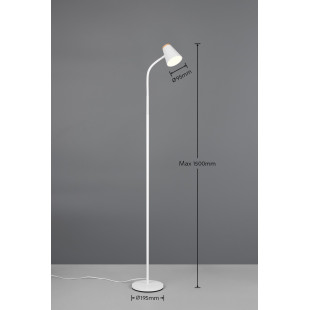 PONGO Floor lamp incl.1x4,5W LED/500Lm/3000K 145cm/ 19,5cm/ 37cm Reality