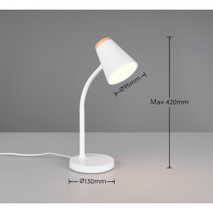 PONGO Table lamp incl.1x4,5W LED/500Lm/3000K 36cm/ 13cm/ 23cm Reality