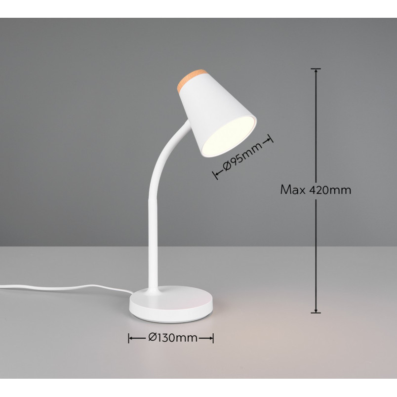 PONGO Table lamp incl.1x4,5W LED/500Lm/3000K 36cm/ 13cm/ 23cm Reality
