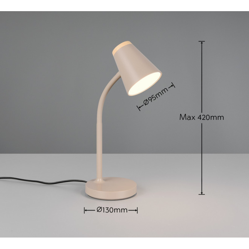 PONGO Table lamp incl.1x4,5W LED/500Lm/3000K 36cm/ 13cm/ 23cm Reality