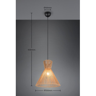 ROSALIE Pendant excl.1xE27 150cm/ D 35cm/  Reality