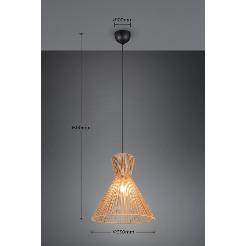 ROSALIE Pendant excl.1xE27 150cm/ D 35cm/  Reality