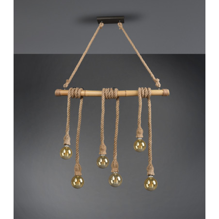WILMA Pendant excl. 6 x E27 L 100cm/ D 6cm/↕ 150cm Reality