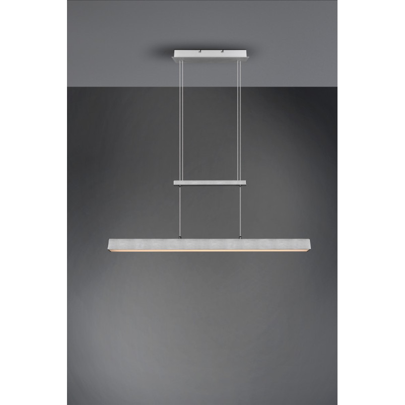 PAROS Pendant incl. 22+2x5,5W LED/ 3000K/ 2200+2x550Lm L 90cm/ W4cm/ ↕83,5-150cm//↕4cm/W11cm Reality