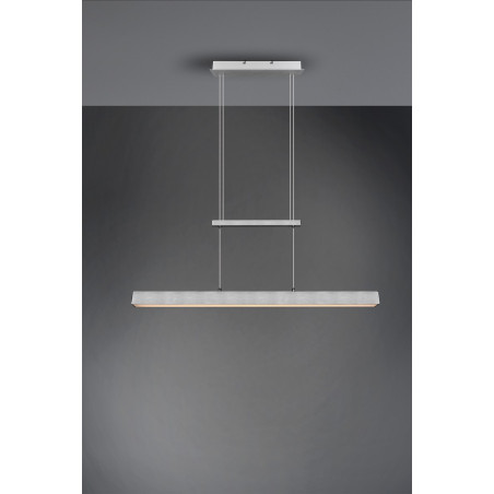 PAROS Pendant incl. 22+2x5,5W LED/ 3000K/ 2200+2x550Lm L 90cm/ W4cm/ ↕83,5-150cm//↕4cm/W11cm Reality
