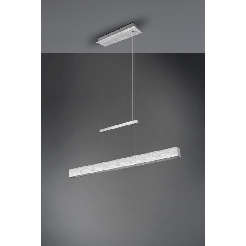 PAROS Pendant incl. 22+2x5,5W LED/ 3000K/ 2200+2x550Lm L 90cm/ W4cm/ ↕83,5-150cm//↕4cm/W11cm Reality