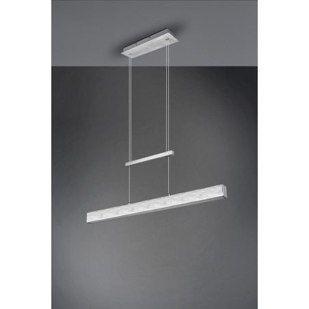 PAROS Pendant incl. 22+2x5,5W LED/ 3000K/ 2200+2x550Lm L 90cm/ W4cm/ ↕83,5-150cm//↕4cm/W11cm Reality