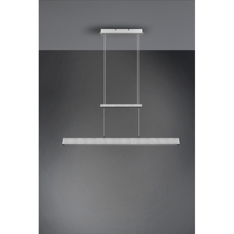 PAROS Pendant incl. 22+2x5,5W LED/ 3000K/ 2200+2x550Lm L 90cm/ W4cm/ ↕83,5-150cm//↕4cm/W11cm Reality