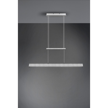 PAROS Pendant incl. 22+2x5,5W LED/ 3000K/ 2200+2x550Lm L 90cm/ W4cm/ ↕83,5-150cm//↕4cm/W11cm Reality