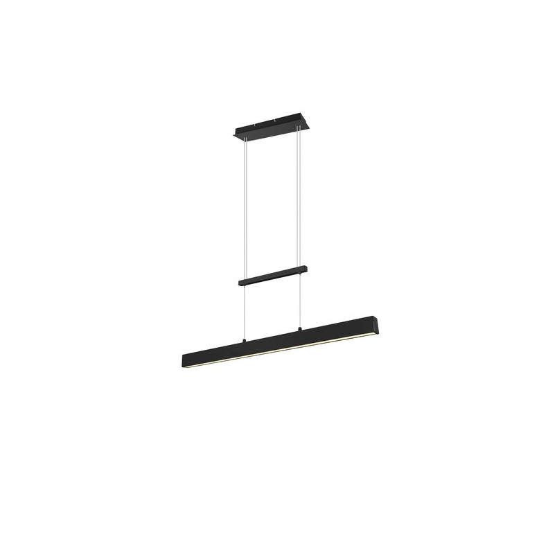 PAROS Pendant incl. 22+2x5,5W LED/ 3000K/ 2200+2x550Lm L 90cm/ W4cm/ ↕83,5-150cm//↕4cm/W11cm Reality