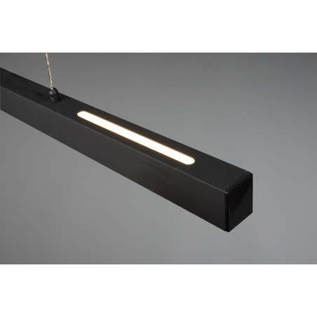 PAROS Pendant incl. 22+2x5,5W LED/ 3000K/ 2200+2x550Lm L 90cm/ W4cm/ ↕83,5-150cm//↕4cm/W11cm Reality