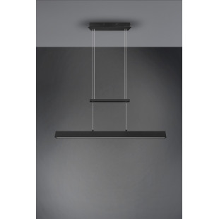 PAROS Pendant incl. 22+2x5,5W LED/ 3000K/ 2200+2x550Lm L 90cm/ W4cm/ ↕83,5-150cm//↕4cm/W11cm Reality