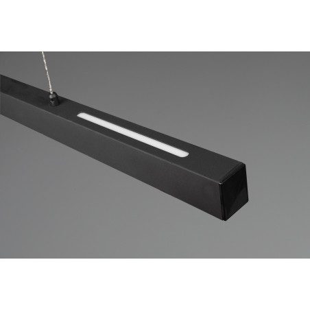 PAROS Pendant incl. 22+2x5,5W LED/ 3000K/ 2200+2x550Lm L 90cm/ W4cm/ ↕83,5-150cm//↕4cm/W11cm Reality